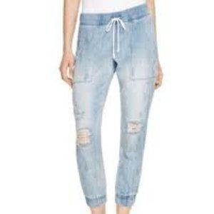 Bella Dahl Distressed enim Joggers